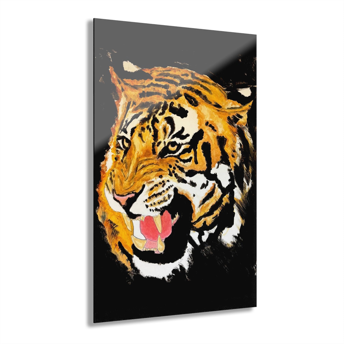 Black Tiger Acrylic Prints