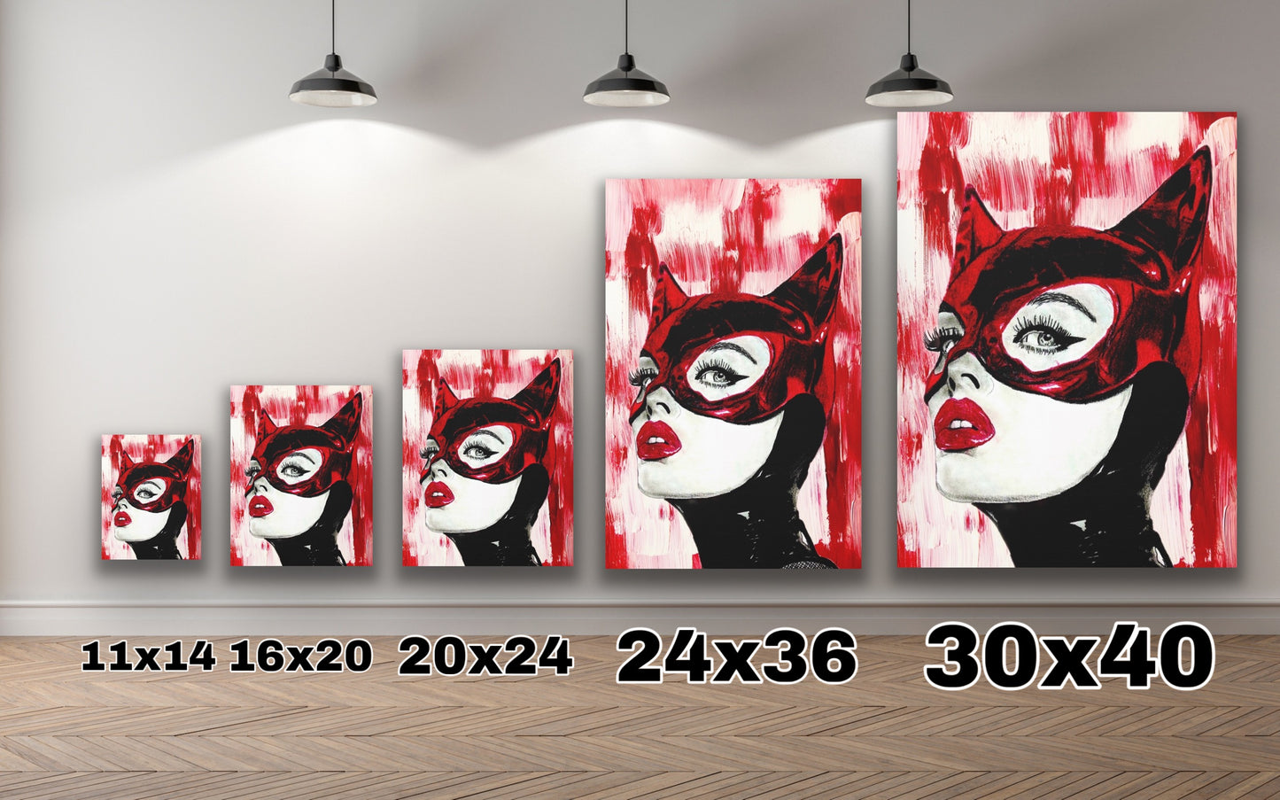 Cat Woman Canvas