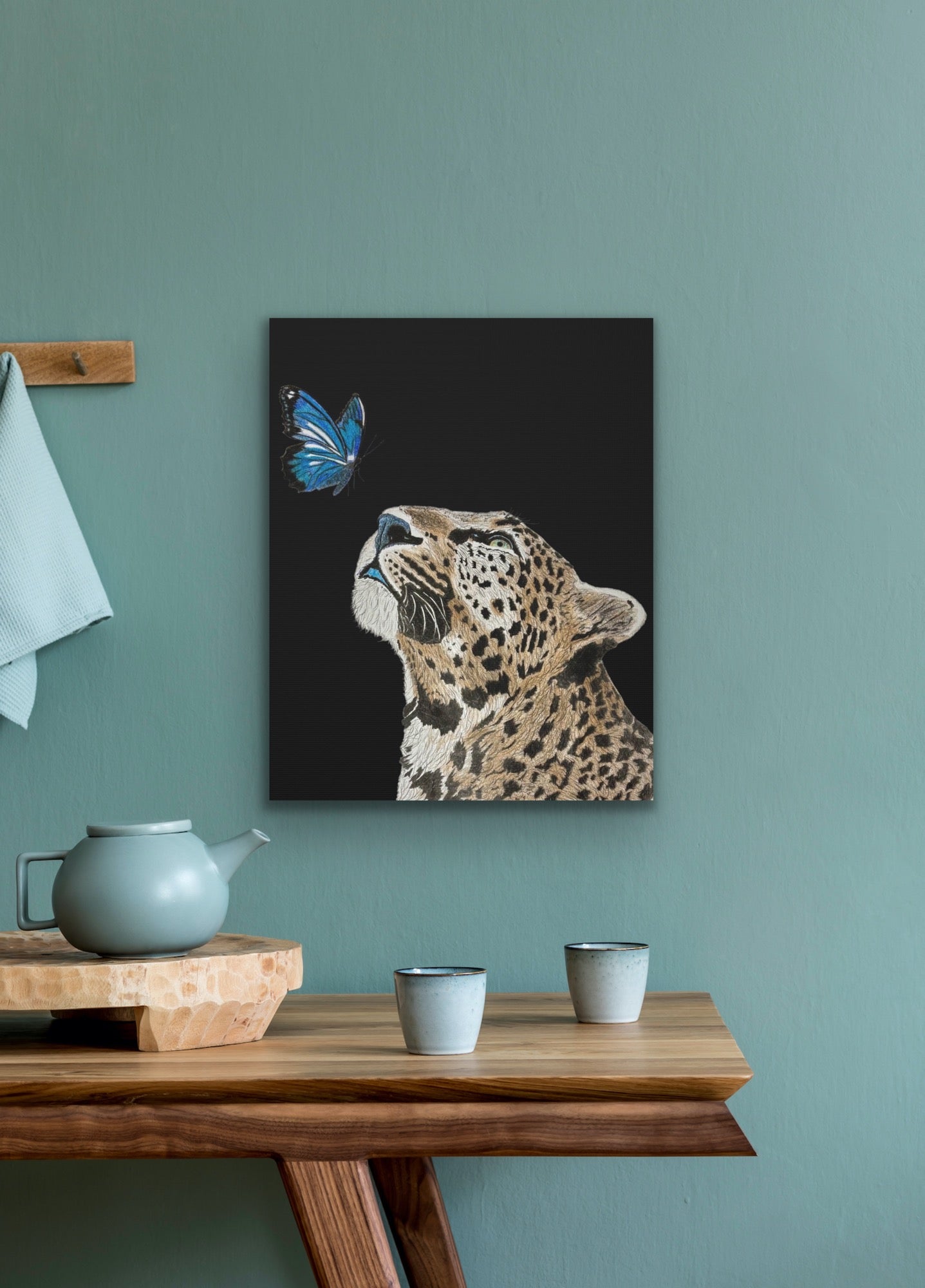 Butterfly Leopoard Canvas