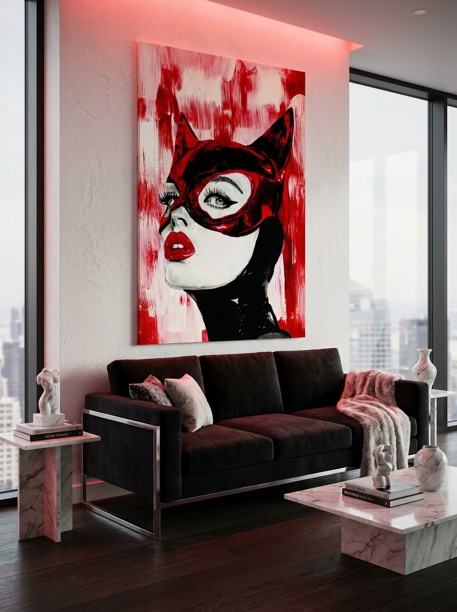 Cat Woman Canvas