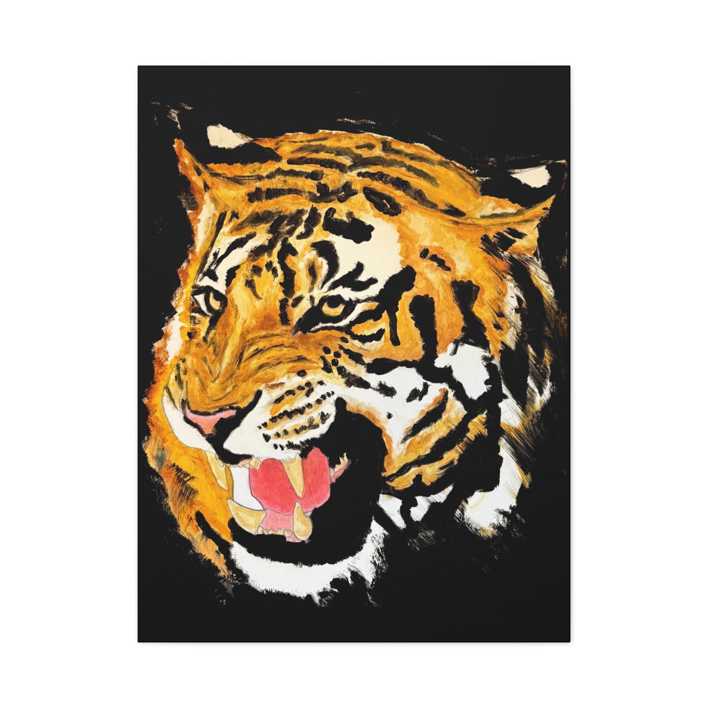 Black Tiger Canvas