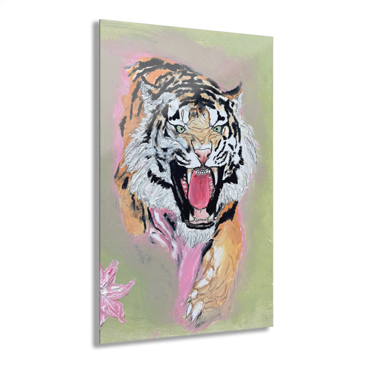 Tiger's Garden Acrylic Prints