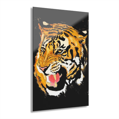 Black Tiger Acrylic Prints