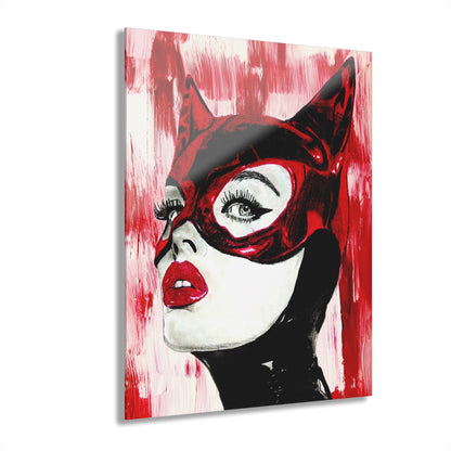 Cat Woman Acrylic Prints
