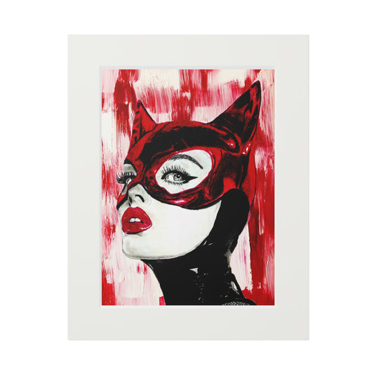 Cat Woman Paper Prints