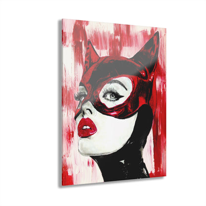 Cat Woman Acrylic Prints