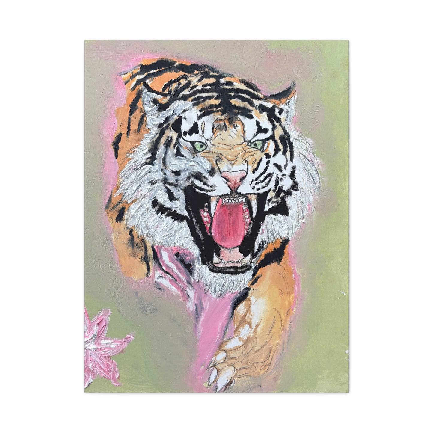 Tiger's Garden Canvas
