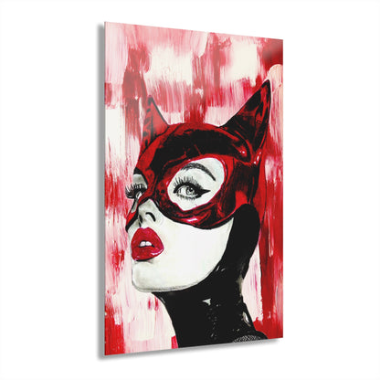 Cat Woman Acrylic Prints