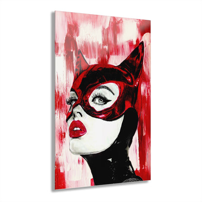 Cat Woman Acrylic Prints