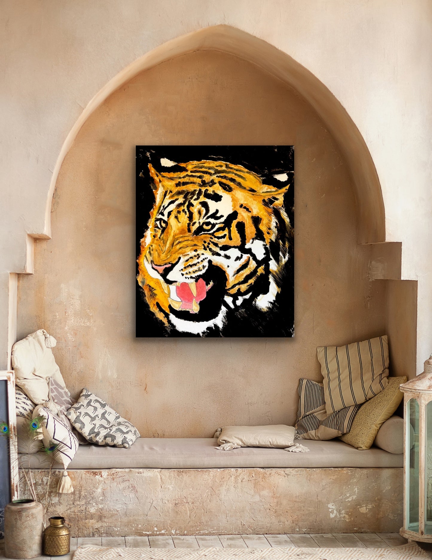 Black Tiger Canvas