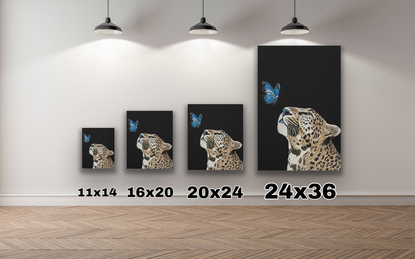 Butterfly Leopoard Canvas