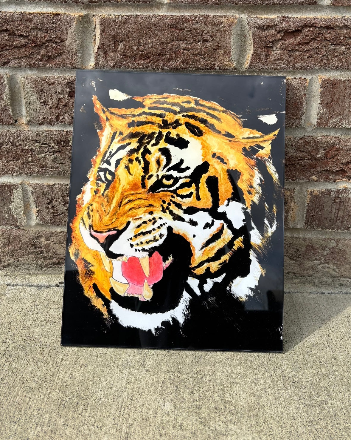 Black Tiger Acrylic Prints