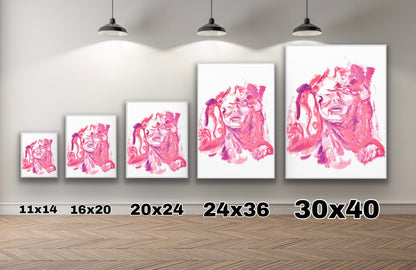 Serenity Pink Canvas