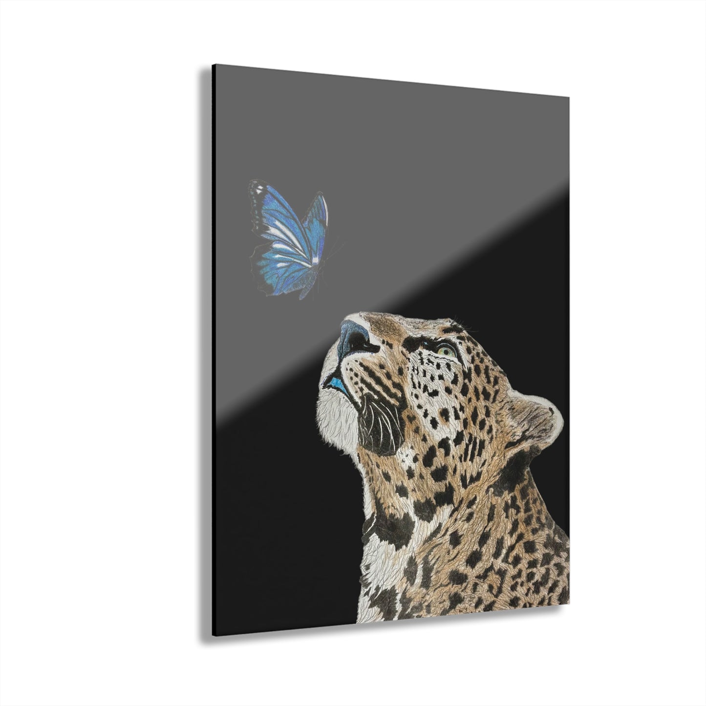 Butterfly Leopard Acrylic Prints