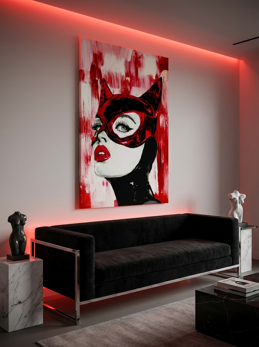 Cat Woman Canvas