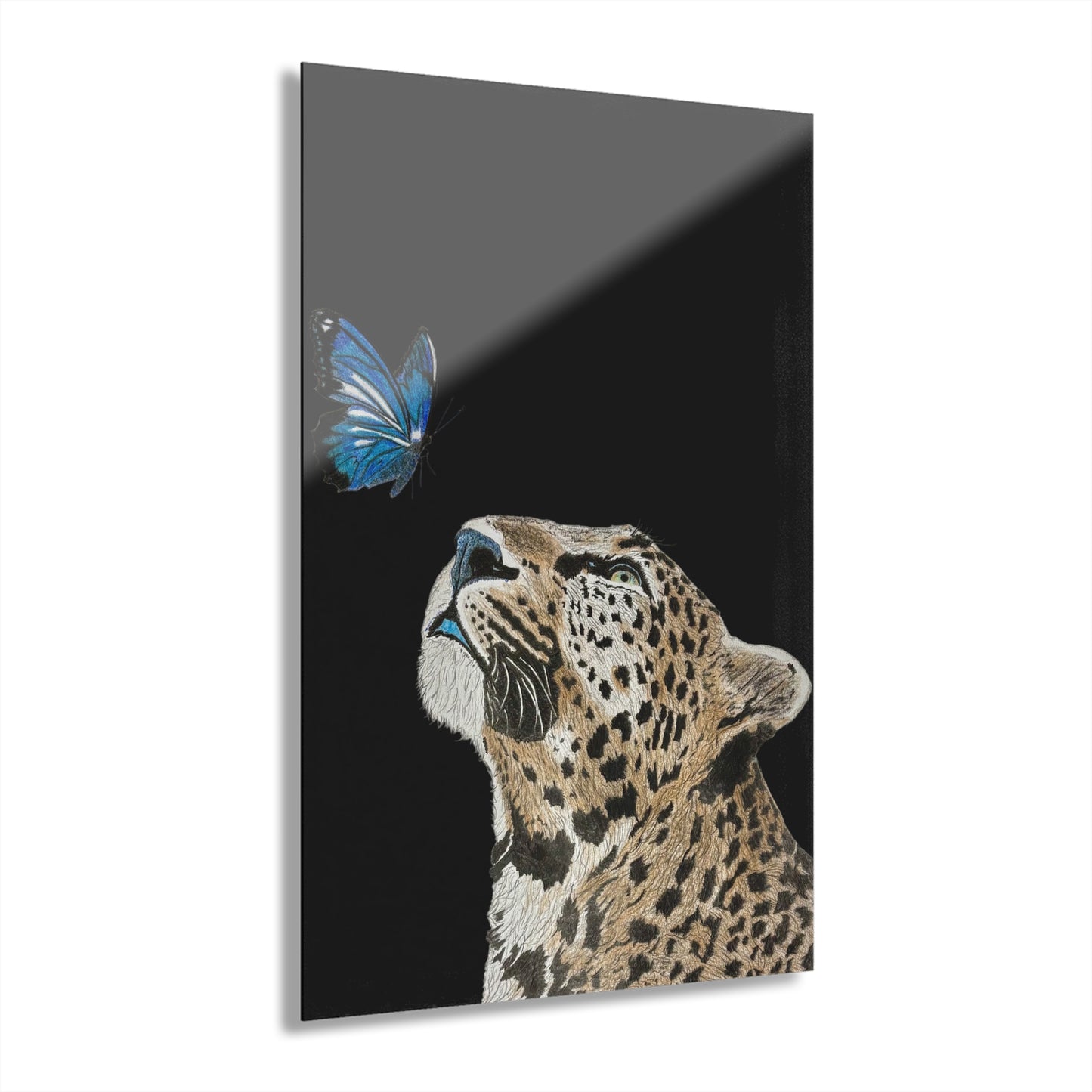 Butterfly Leopard Acrylic Prints