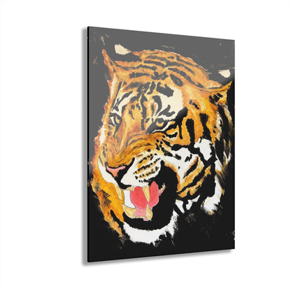 Black Tiger Acrylic Prints