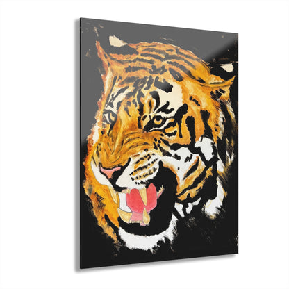 Black Tiger Acrylic Prints