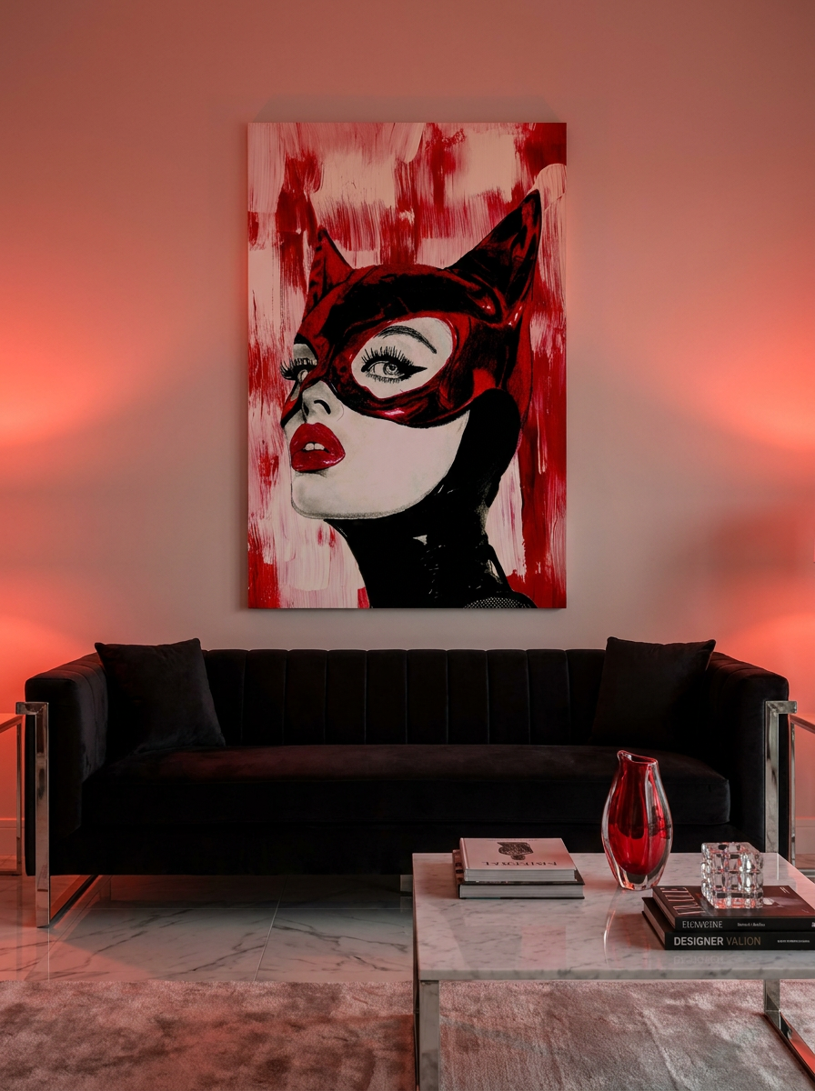 Cat Woman Canvas