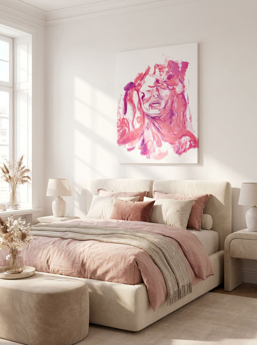 Serenity Pink Canvas