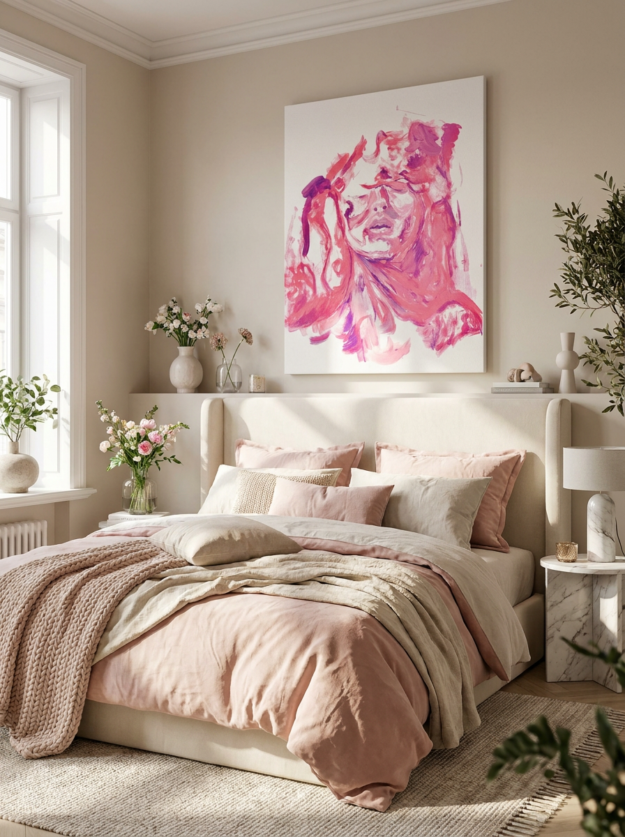 Serenity Pink Canvas
